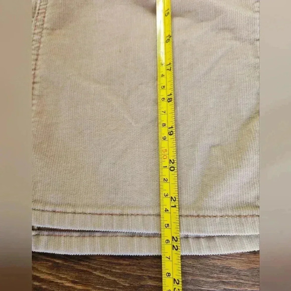 Gap Vintage Like New Women's Jeans Curdoroy Western Style Short Tan Skirt - Picture 7 of 9